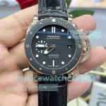 VS Swiss Clone Panerai Pam974 Luminor Submersible 42 3 Days Rose Gold Case Watch 